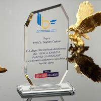 P101 Kristal Cam Plaket 